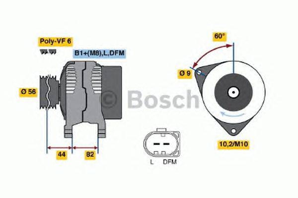 Генератор BOSCH 4454