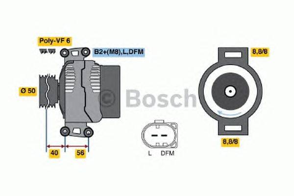 Генератор BOSCH 4634