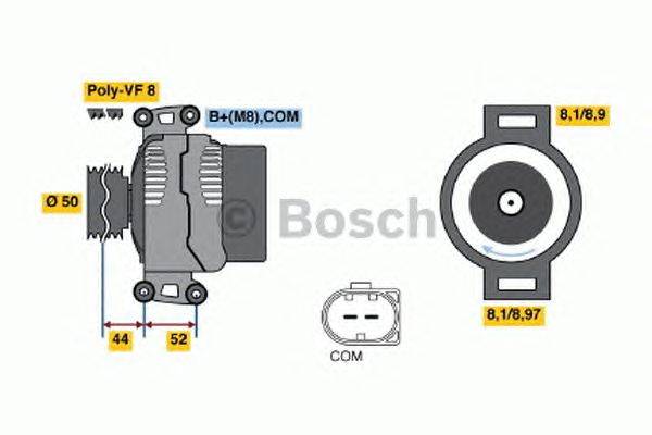 Генератор BOSCH 4762