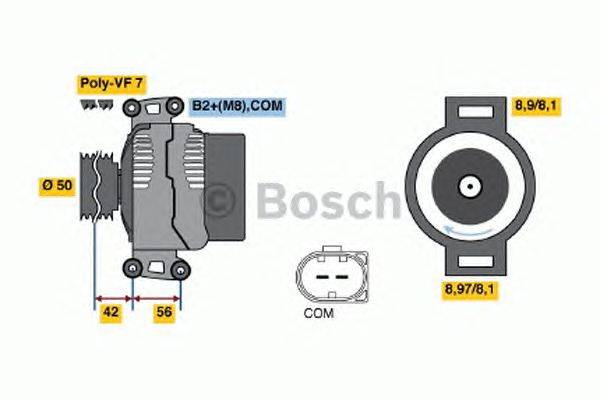 Генератор BOSCH 4769