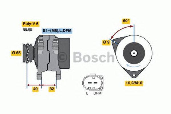 Генератор BOSCH 0986048120