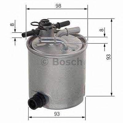 Топливный фильтр BOSCH F 026 402 072