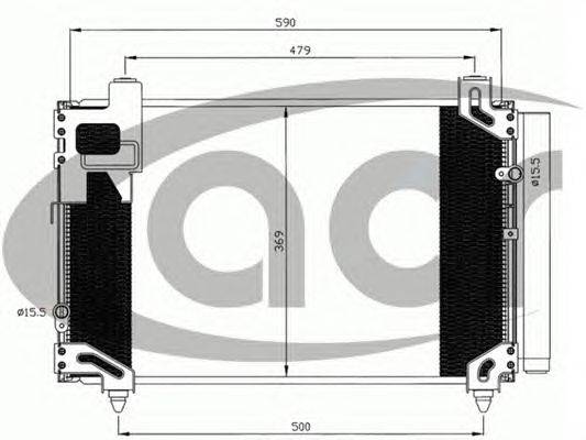 Конденсатор, кондиционер ACR 300629