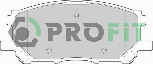 Комплект тормозных колодок, дисковый тормоз PROFIT 5000-1715 C