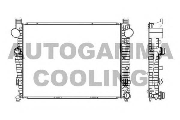 Радиатор, охлаждение двигателя AUTOGAMMA 102168
