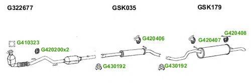 Система выпуска ОГ GT Exhaust 10073