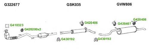 Система выпуска ОГ GT Exhaust 10074