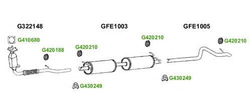Система выпуска ОГ GT Exhaust 10314