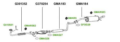 Система выпуска ОГ GT Exhaust 1149