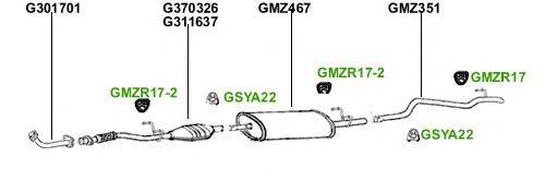 Система выпуска ОГ GT Exhaust 1172