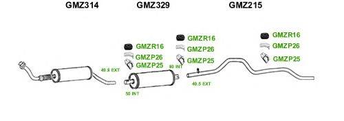 Система выпуска ОГ GT Exhaust 1194