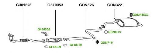 Система выпуска ОГ GT Exhaust 1371
