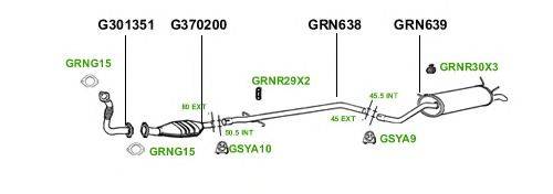 Система выпуска ОГ GT Exhaust 1864