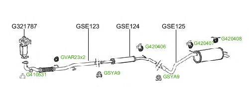 Система выпуска ОГ GT Exhaust 2112
