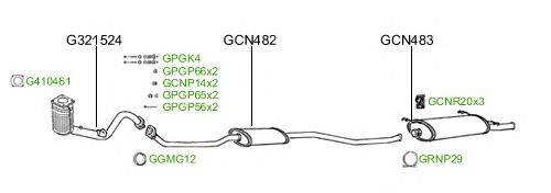 Система выпуска ОГ GT Exhaust 228