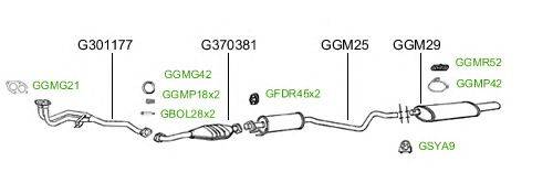 Система выпуска ОГ GT Exhaust 2368