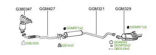 Система выпуска ОГ GT Exhaust 2428