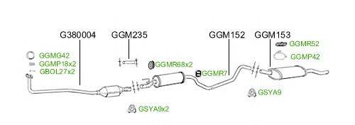 Система выпуска ОГ GT Exhaust 2561