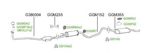 Система выпуска ОГ GT Exhaust 2562