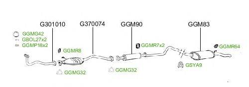 Система выпуска ОГ GT Exhaust 2619