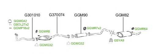Система выпуска ОГ GT Exhaust 2622