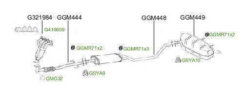 Система выпуска ОГ GT Exhaust 2670