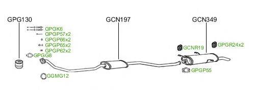 Система выпуска ОГ GT Exhaust 286