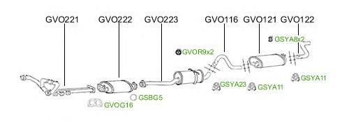 Система выпуска ОГ GT Exhaust 2967