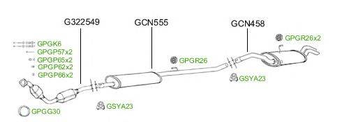 Система выпуска ОГ GT Exhaust 4910