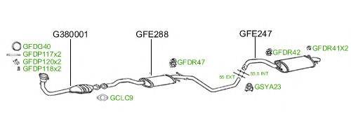 Система выпуска ОГ GT Exhaust 523