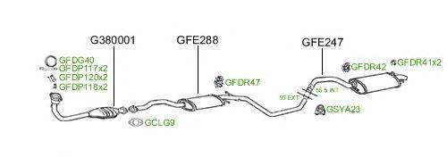 Система выпуска ОГ GT Exhaust 540