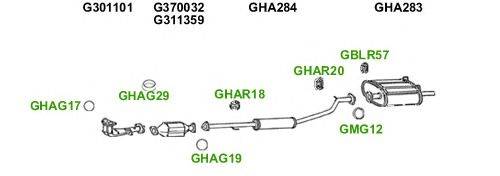 Система выпуска ОГ GT Exhaust 5717