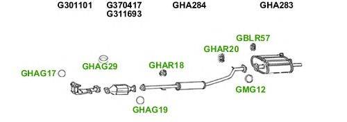 Система выпуска ОГ GT Exhaust 5718