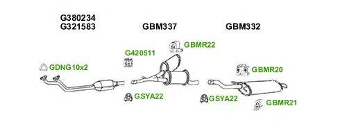 Система выпуска ОГ GT Exhaust 6146