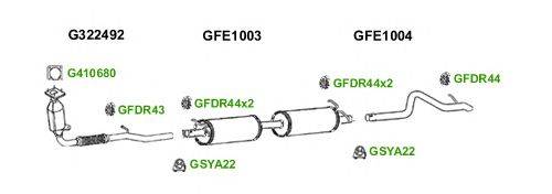 Система выпуска ОГ GT Exhaust 6377