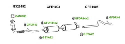 Система выпуска ОГ GT Exhaust 6380