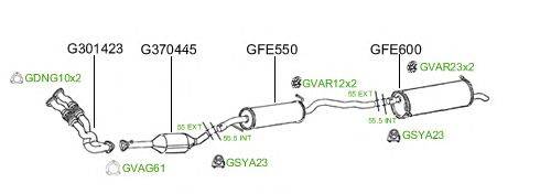 Система выпуска ОГ GT Exhaust 690