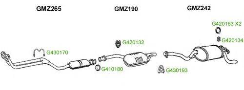 Система выпуска ОГ GT Exhaust 8390