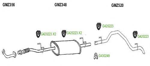 Система выпуска ОГ GT Exhaust 8485