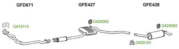 Система выпуска ОГ GT Exhaust 9235