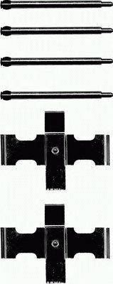 Комплектующие, колодки дискового тормоза TEXTAR 82018100