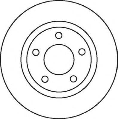 Тормозной диск JURID 562060JC