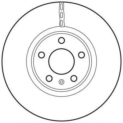Тормозной диск JURID 562615JC