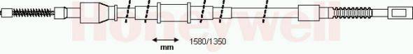 Трос, стояночная тормозная система BENDIX 432633B