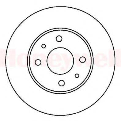 Тормозной диск BENDIX 561647B