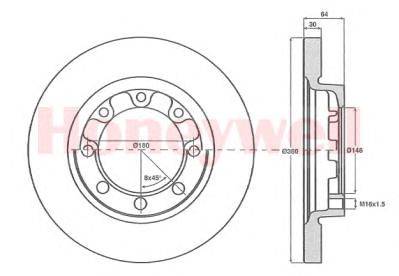 Тормозной диск BENDIX 567806B