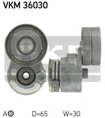 Натяжной ролик, поликлиновой  ремень SKF VKM 36030