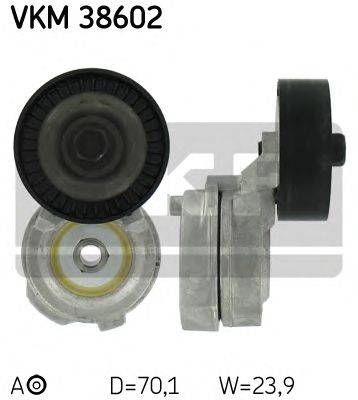 Натяжной ролик, поликлиновой  ремень SKF VKM 38602