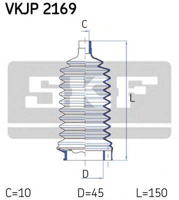 Комплект пылника, рулевое управление SKF VKJP 2169