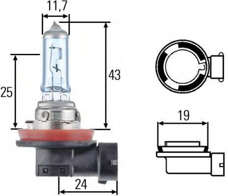 Лампа накаливания, основная фара; Лампа накаливания, противотуманная фара; Лампа накаливания; Лампа накаливания, основная фара; Лампа накаливания, фара с авт. системой стабилизации HELLA 8GH008356121